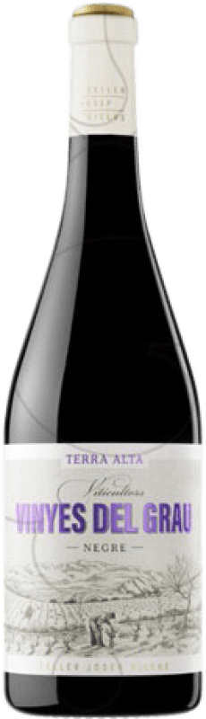 免费送货 | 红酒 Josep Vicens Vinyes del Grau Tinto 年轻的 D.O. Terra Alta 加泰罗尼亚 西班牙 Grenache, Mazuelo, Carignan 75 cl