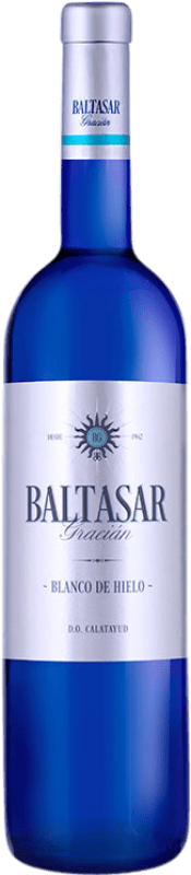 Бесплатная доставка | Белое вино San Alejandro Baltasar Gracian Blanco de Hielo Молодой D.O. Calatayud Арагон Испания Viura 75 cl