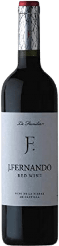 6,95 € Spedizione Gratuita | Vino rosso J. Fernando Finca Venta de Don Quijote 6 Meses Quercia I.G.P. Vino de la Tierra de Castilla