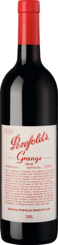 778,95 € | Vin rouge Penfolds Grange Crianza I.G. Southern Australia Australie méridionale Australie Syrah 75 cl