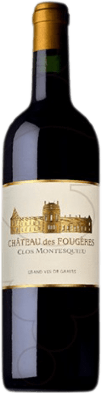 Бесплатная доставка | Красное вино Château des Fougères Clos Montesquieu старения A.O.C. Graves Бордо Франция Merlot, Cabernet Sauvignon 75 cl