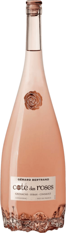 39,95 € Kostenloser Versand | Rosé-Wein Gérard Bertrand Cöte des Roses Rosado Jung I.G.P. Vin de Pays Languedoc Magnum-Flasche 1,5 L
