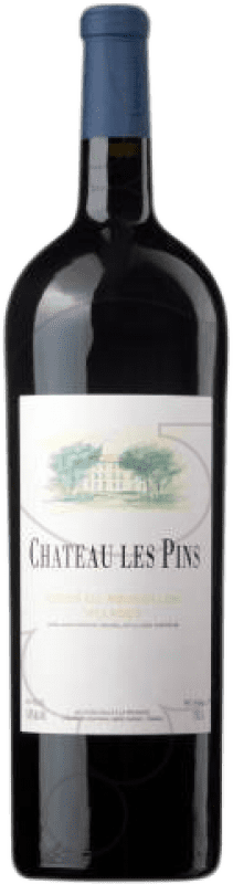 23,95 € Envío gratis | Vino tinto Vignobles Dom Brial Château Les Pins Crianza A.O.C. Côtes du Roussillon Botella Magnum 1,5 L