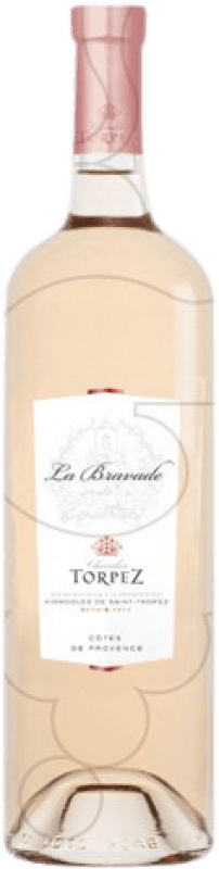 Free Shipping | Rosé wine Torpez Saint-Tropez Bravade Rosado Young A.O.C. Côtes de Provence Provence France Syrah, Grenache, Monastrell, Mazuelo, Carignan, Cinsault, Tibouren Magnum Bottle 1,5 L