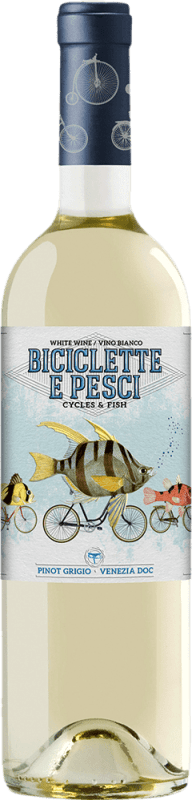 18,95 € 免费送货 | 白酒 Family Owned Biciclette e Pesci 年轻的 I.G.T. Venezia