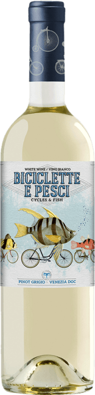 12,95 € | Vino bianco Family Owned Biciclette e Pesci Giovane I.G.T. Venezia Veneto Italia Pinot Grigio 75 cl