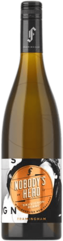 19,95 € Spedizione Gratuita | Vino Bianco Framingham Nobody's Hero Giovane I.G. Marlborough