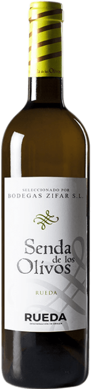 Envio grátis | Vinho branco Zifar Senda de los Olivos Jovem D.O. Rueda Castela e Leão Espanha Verdejo 75 cl