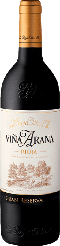 39,95 € | 红酒 Rioja Alta Viña Arana 大储备 D.O.Ca. Rioja 拉里奥哈 西班牙 Tempranillo, Graciano 75 cl