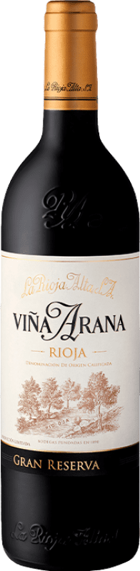 Бесплатная доставка | Красное вино Rioja Alta Viña Arana Гранд Резерв D.O.Ca. Rioja Ла-Риоха Испания Tempranillo, Graciano 75 cl