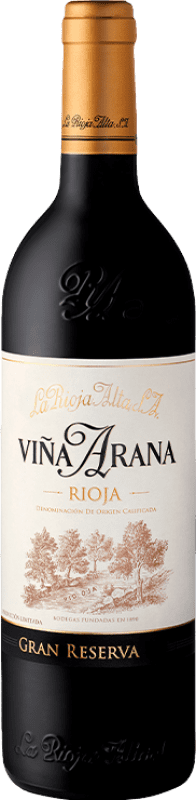 免费送货 | 红葡萄酒 Rioja Alta Viña Arana 特级珍藏 D.O.Ca. Rioja 拉里奥哈 西班牙 Tempranillo — 丹魄, Graciano — 格拉西亚诺 75 cl