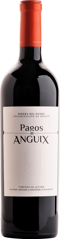 36,95 € Бесплатная доставка | Красное вино Pagos de Anguix 10 Meses Barrica D.O. Ribera del Duero