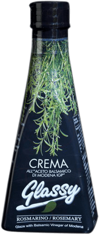 Spedizione Gratuita | Aceto Glassy Crema Aceto Balsamico Rosemary Italia Piccola Bottiglia 25 cl