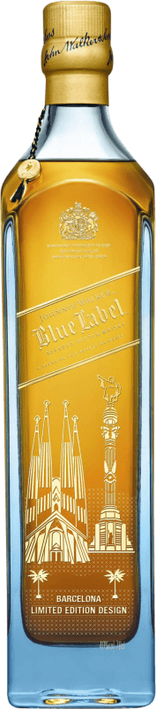 Envoi gratuit | Blended Whisky Johnnie Walker Blue Label Barcelona Edition Réserve Royaume-Uni 70 cl