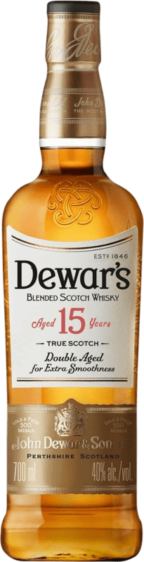 42,95 € | Whisky Blended Dewar's Reserva Escócia Reino Unido 15 Anos 70 cl