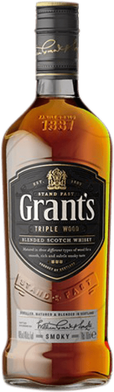 14,95 € | Виски смешанные Grant & Sons Grant's Triple Wood Smoky Резерв Объединенное Королевство 70 cl