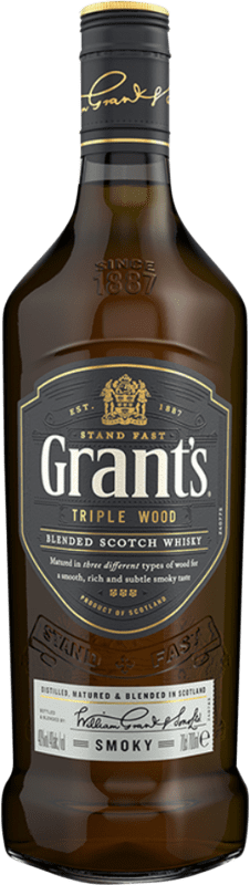 23,95 € Kostenloser Versand | Whiskey Blended Grant & Sons Grant's Triple Wood Smoky Reserve