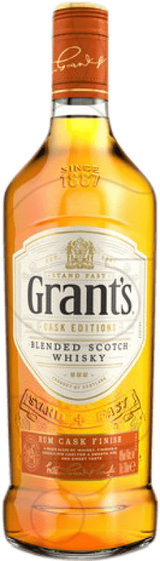 12,95 € | Виски смешанные Grant & Sons Grant's Rum Cask Finish Резерв Объединенное Королевство 70 cl