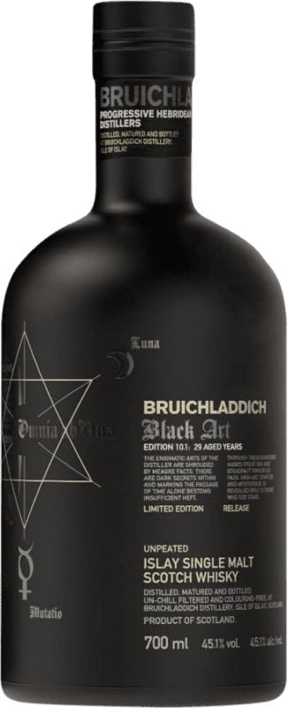 572,95 € | 威士忌单一麦芽威士忌 Bruichladdich Black Art 1990 艾莱 英国 70 cl