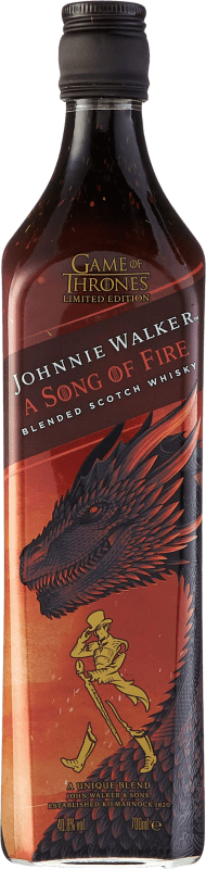 Free Shipping | Whisky Blended Johnnie Walker A Song of Fire United Kingdom 70 cl