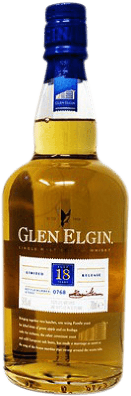 Kostenloser Versand | Whiskey Single Malt Glen Elgin Speyseite Großbritannien 18 Jahre 70 cl