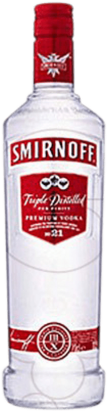 15,95 € | Vodka Smirnoff Etiqueta Roja rellenable Francia 1 L
