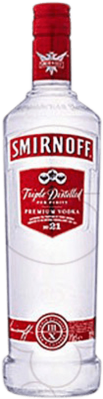 Бесплатная доставка | Водка Smirnoff Etiqueta Roja rellenable Франция 1 L