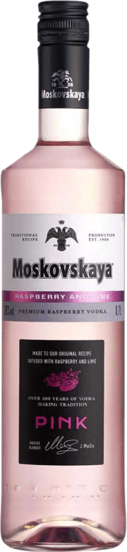 19,95 € Free Shipping | Vodka Moskovskaya Pink Raspberry, Lime