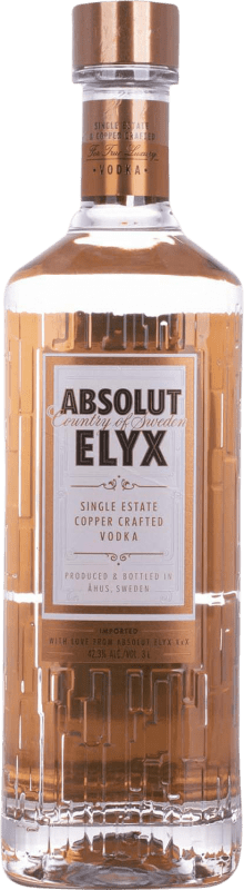 129,95 € | 伏特加 Absolut Elyx 瑞典 瓶子 Jéroboam-双Magnum 3 L