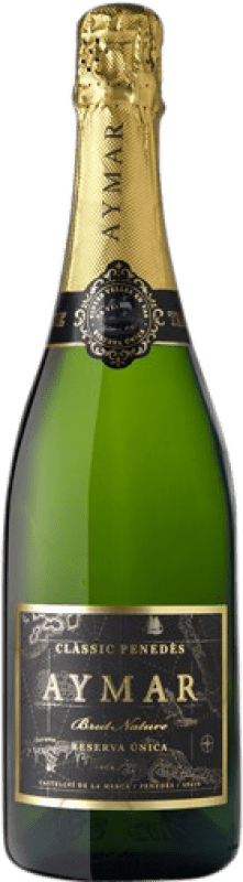 51,95 € Envoi gratuit | Blanc mousseux Castell de Pujades Aymar Única Brut Nature Réserve D.O. Penedès