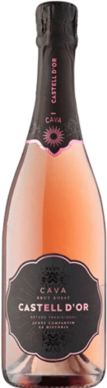 送料無料 | ロゼスパークリングワイン Castell d'Or Rosado Brut D.O. Cava カタロニア スペイン Trepat 75 cl