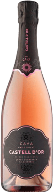 11,95 € Kostenloser Versand | Rosé Sekt Castell d'Or Brut — Herb D.O. Cava