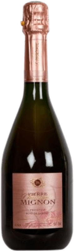 31,95 € Бесплатная доставка | Розовое игристое вино Pierre Mignon Prestige Rose брют Гранд Резерв A.O.C. Champagne Половина бутылки 37 cl