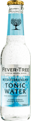 Spedizione Gratuita | Bibite e Mixer Fever-Tree Mediterranean Tonic Water Regno Unito Piccola Bottiglia 20 cl