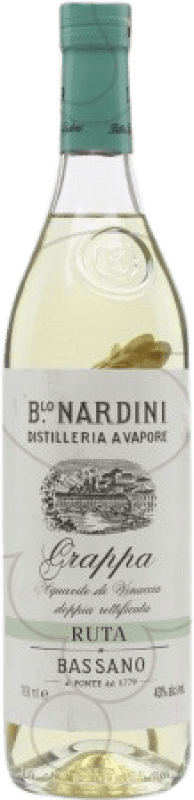 Envio grátis | Aguardente Grappa Bortolo Nardini Ruta Miniatura Itália Garrafa Miniatura 5 cl