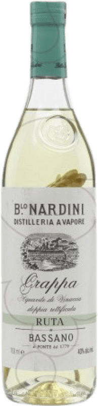 21,95 € Envio grátis | Grappa Bortolo Nardini Ruta Garrafinha Miniatura 5 cl
