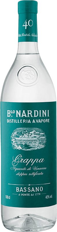 Envio grátis | Aguardente Grappa Bortolo Nardini 40º Itália 1 L