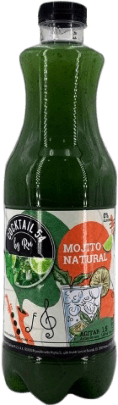 Kostenloser Versand | Schnaps Cocktail 54 Natural — Natürlich Spanien Spezialflasche 1,5 L Mojito Alkoholfrei