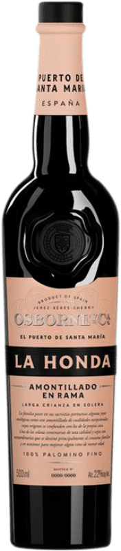 54,95 € | Verstärkter Wein Osborne La Honda Amontillado en Rama D.O. Jerez-Xérès-Sherry Andalusien Spanien Palomino Fino 75 cl