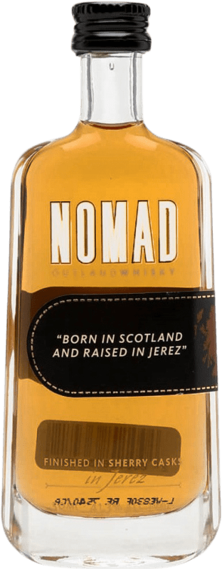 5,95 € Free Shipping | Blended Whisky González Byass Nomad Sherry Cask Finish Miniature Bottle 5 cl