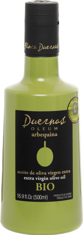 送料無料 | オリーブオイル Finca Duernas EVOO エキストラバージン スペイン Arbequina — アルベキーナ ミディアムボトル 50 cl