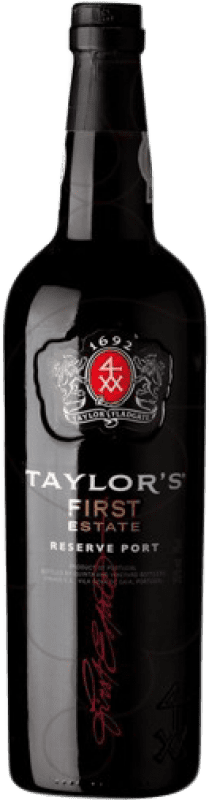 Free Shipping | Fortified wine Taylor's First Estate Reserve I.G. Porto Porto Portugal Tempranillo, Touriga Franca, Touriga Nacional, Tinta Amarela, Tinta Cão, Tinta Barroca 75 cl