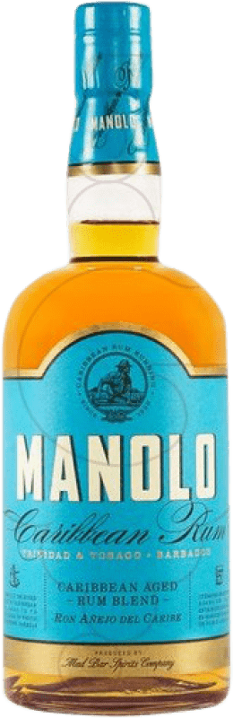 Free Shipping | Rum Manolo Rum Caribbean Spain 5 Years 70 cl