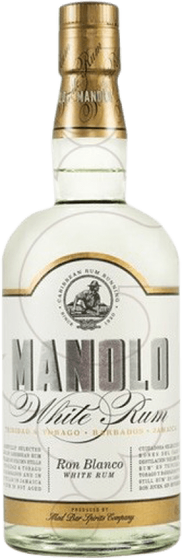 Бесплатная доставка | Ром Manolo Rum White — Белый Испания 70 cl