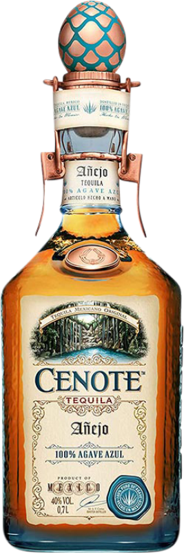 Free Shipping | Tequila Cenote Añejo — Aged Mexico 70 cl