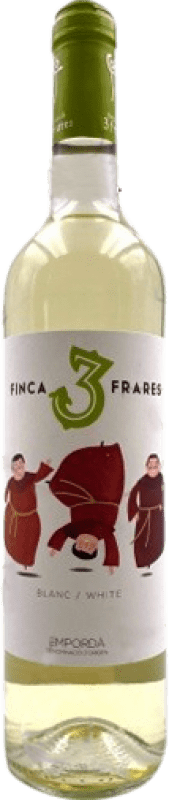 6,95 € | Vino blanco Oliveda Finca Els 3 Frares Blanco Joven D.O. Empordà Cataluña España Macabeo, Chardonnay, Moscatel Grano Menudo 75 cl