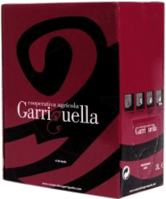 Бесплатная доставка | Красное вино Garriguella молодое Каталония Испания Garnacha — Гренаш, Mazuelo — Масуэло, Cariñena — Кариньян Bag in Box — вино в коробке 5 L