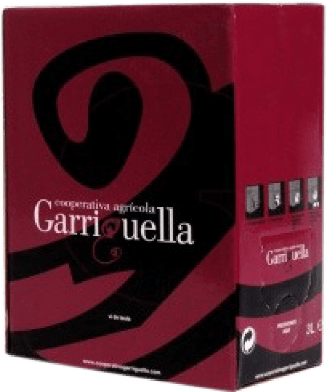 Free Shipping | Red Wine Garriguella Young Catalonia Spain Garnacha — Grenache, Mazuelo, Cariñena — Carignan Bag in Box 5 L