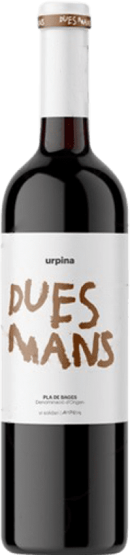 Free Shipping | Red wine Ampans Dues Mans Aged D.O. Pla de Bages Catalonia Spain Merlot, Cabernet Sauvignon, Mandó, Sumoll 75 cl