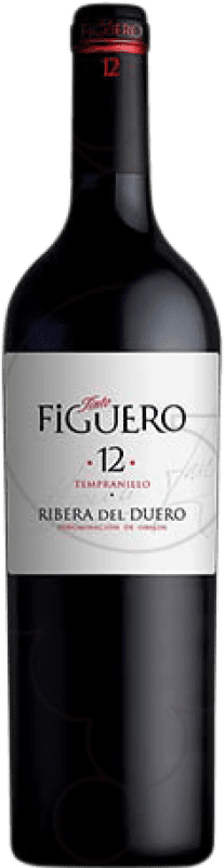 218,95 € 送料無料 | 赤ワイン Figuero 12 Meses 高齢者 D.O. Ribera del Duero 特別なボトル 5 L